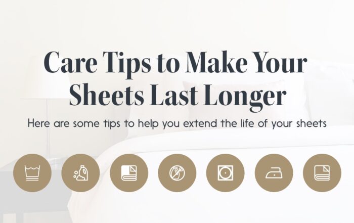 care tips for bed sheets